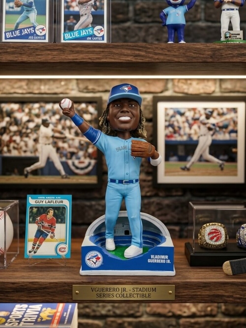 2020 🐦 Vladimir Guerrero Jr. Blue Jays Bobblehead (#391/2020) Like New (No Box)